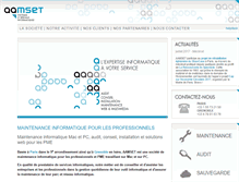 Tablet Screenshot of aamset.com